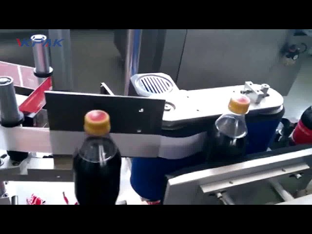 自动可乐瓶贴标机